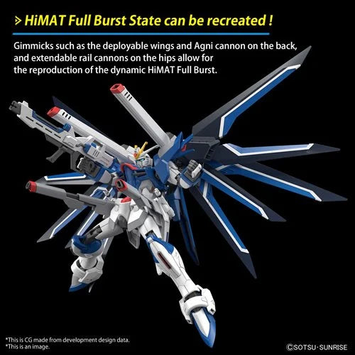 Mobile Suit Gundam Seed Freedom Rising Freedom Gundam High Grade 1:144 Scale Model Kit