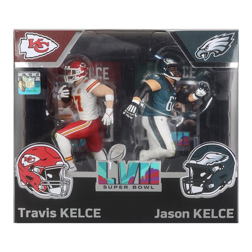 NFL SportsPicks 2024 Travis Kelce and Jason Kelce 7-Inch Scale Posed Figure 2-Pack (ETA MARCH/APRIL 2025)