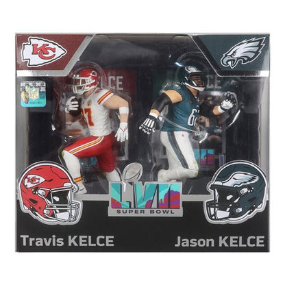 NFL SportsPicks 2024 Travis Kelce and Jason Kelce 7-Inch Scale Posed Figure 2-Pack (ETA MARCH/APRIL 2025)