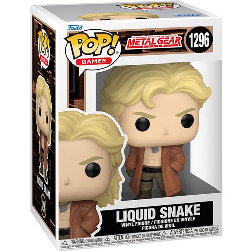 Metal Gear Solid Liquid Snake Funko Pop! Vinyl Figure #1296 (PREORDER - August / September 2026)