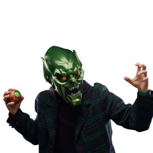 Spider-Man: No Way Home Marvel Legends Series Green Goblin Premium Roleplay Helmet Prop Replica (ETA JANUARY / FEBRUARY 2025)