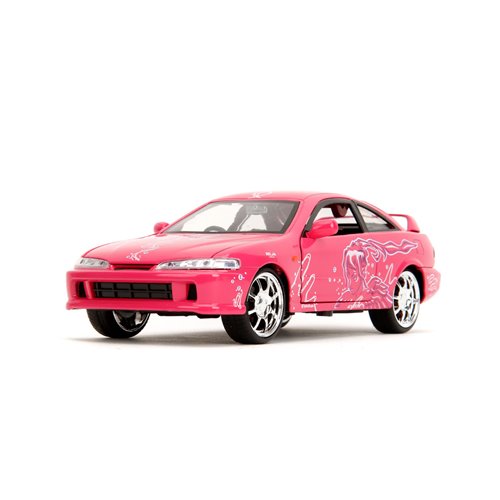 Fast and Furious 1995 Honda Integra Type R Suki's Pink Design 1:24 Scale Die-Cast Metal Vehicle