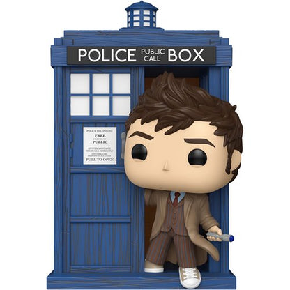 Doctor Who | TARDIS with Tenth Doctor Deluxe Funko Pop Ride #318 Specialty | Funko | PREORDER