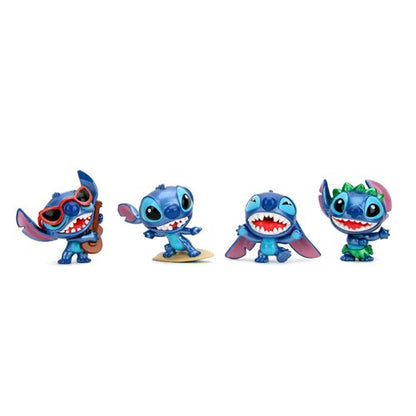 Lilo & Stitch Stitch Metalfigs 2 1/2-Inch Die-Cast Metal Mini-Fgure 4-Pack