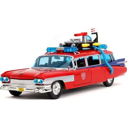 Ghostbusters Ecto-1 Transformers Mashup 1:24 Scale Die-Cast Metal Vehicle