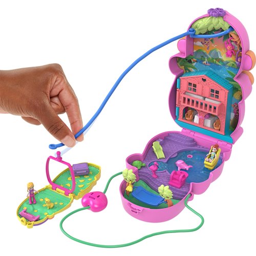 Polly Pocket Adventures in Rio Momma Monkey and Baby Compact Playset (ETA MARCH / APRIL 2025)