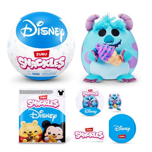 Snackles Disney Series 1 Blind-Box 5-Inch Plush Capsule