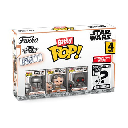 Star Wars Mandalorian with Pistol Bitty Pop! 4-Pack | Funko