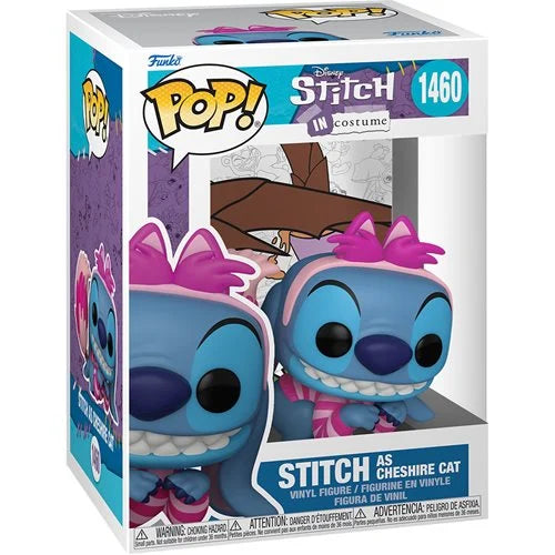 Lilo & Stitch Costume Stitch as Cheshire Cat Funko Pop! Vinyl Figure #1460  (ETA JUNE / JULY 2024)