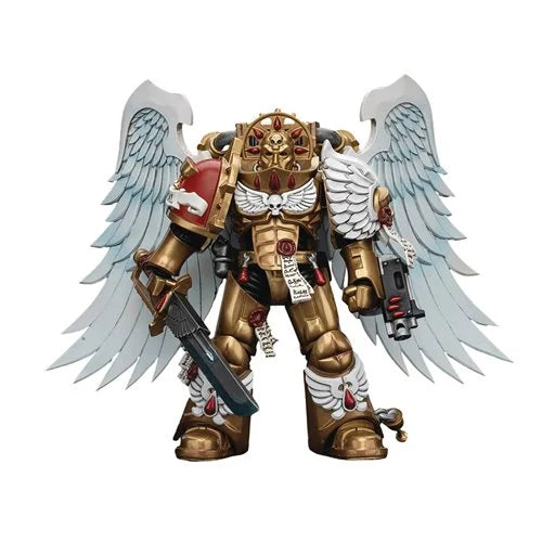 Joy Toy Warhammer 40,000 Blood Angels Sanguinary Guard with Encarmine Sword Version 1 1:18 Scale Action Figure (ETA January / February 2025)