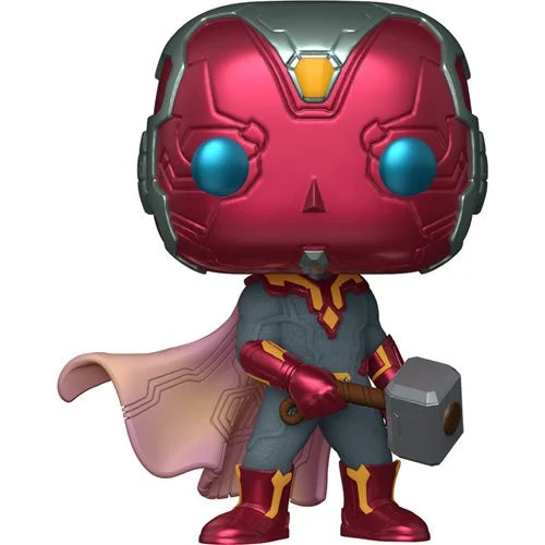 Vision with Mjolnir Funko Pop! Vinyl Figure | MCU Archives | Preorder | Funko