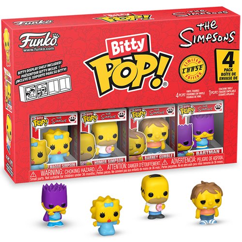 The Simpsons Maggie Simpson Funko Bitty Pop! Mini-Figure 4-Pack