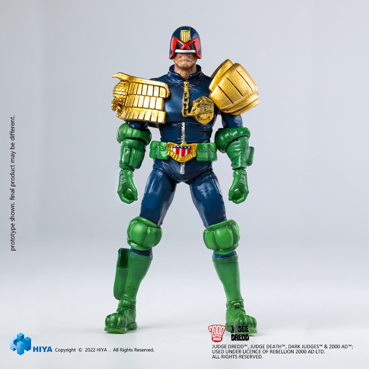 Judge Dredd Gaze into the Fist of Dredd 1:18 Scale Exquisite Mini Action Figure 2-Pack - Previews Exclusive