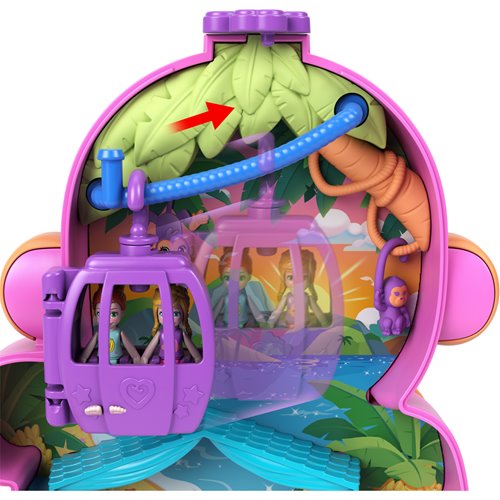 Polly Pocket Adventures in Rio Momma Monkey and Baby Compact Playset (ETA MARCH / APRIL 2025)