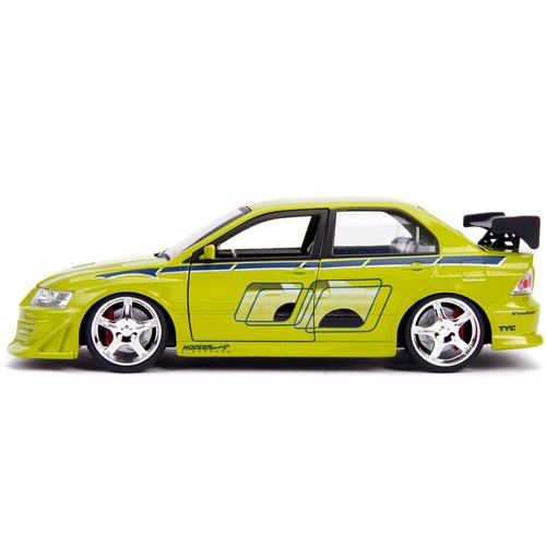 Fast and Furious Brian's Mitsubishi Lancer Evo VII 1:24 Scale Die-Cast Metal Vehicle