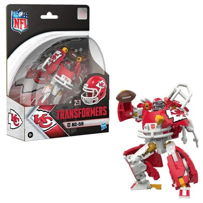 PREORDER - Transformers NFL Kansas City Chiefs KC-59 Action Figure – PREORDER March 2026 – Licensed NFL Toy