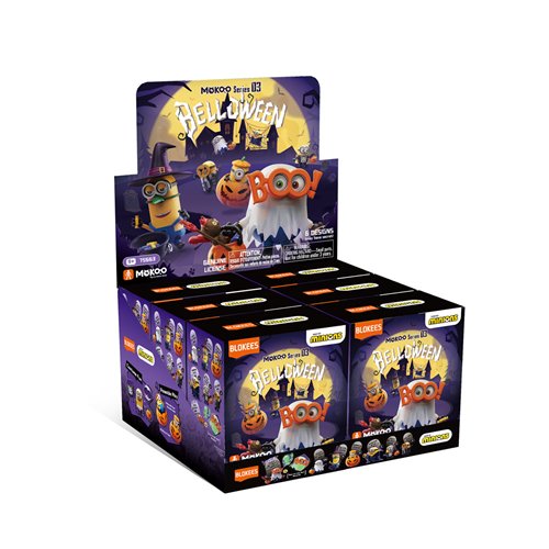Minions Mokoo 03 Belloween Blind Box Mini Model Kit Case of 6