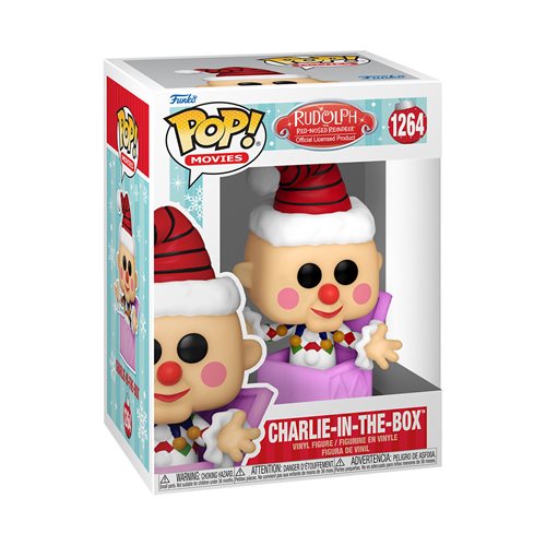 Rudolph the Red-Nosed Reindeer Charlie-in-the-Box Funko Pop! Vinyl Figure #1264 (ETA OCTOBER / NOVEMBER 2024)