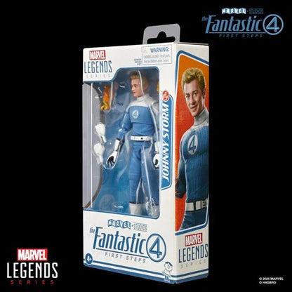 The Fantastic Four: First Steps Marvel Legends Series Johnny Storm 6-Inch Action Figure