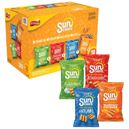 SunChips Whole Grain, Variety, 1.5 oz, 30-count