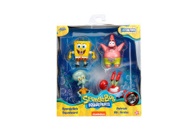 Spongebob Squarepants 2.5" 4-Pack Die-Cast Figures