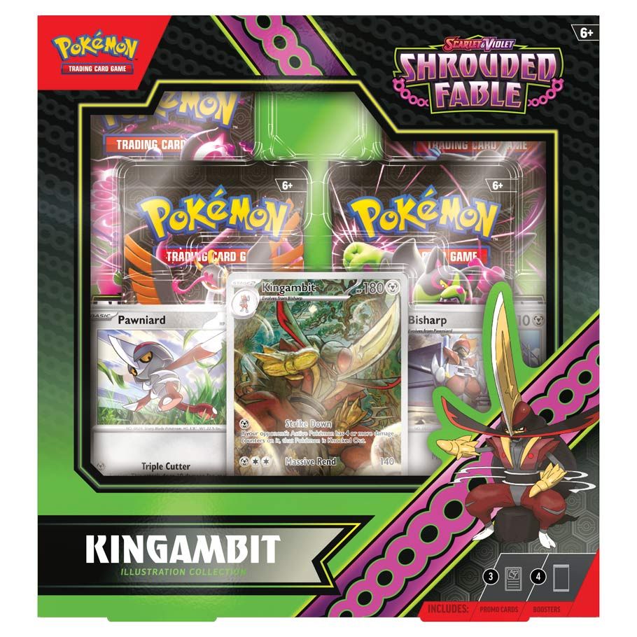 Pokémon TCG: Scarlet & Violet 6.5: Kingambit Illustration Collection (ETA AUGUST/SEPTEMBER 2024)