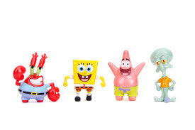 Spongebob Squarepants 2.5" 4-Pack Die-Cast Figures