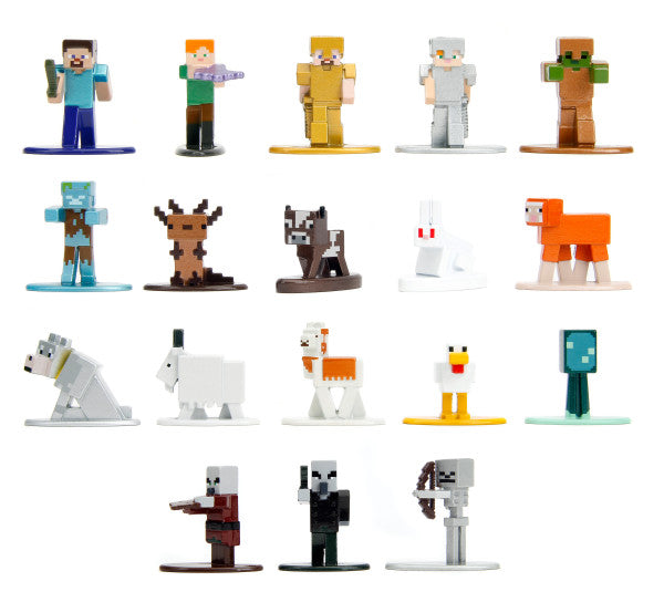 Minecraft Caves & Cliffs 18-Pack W10 1.65” Die-Cast Collectible Figures (ETA January / February 2024)