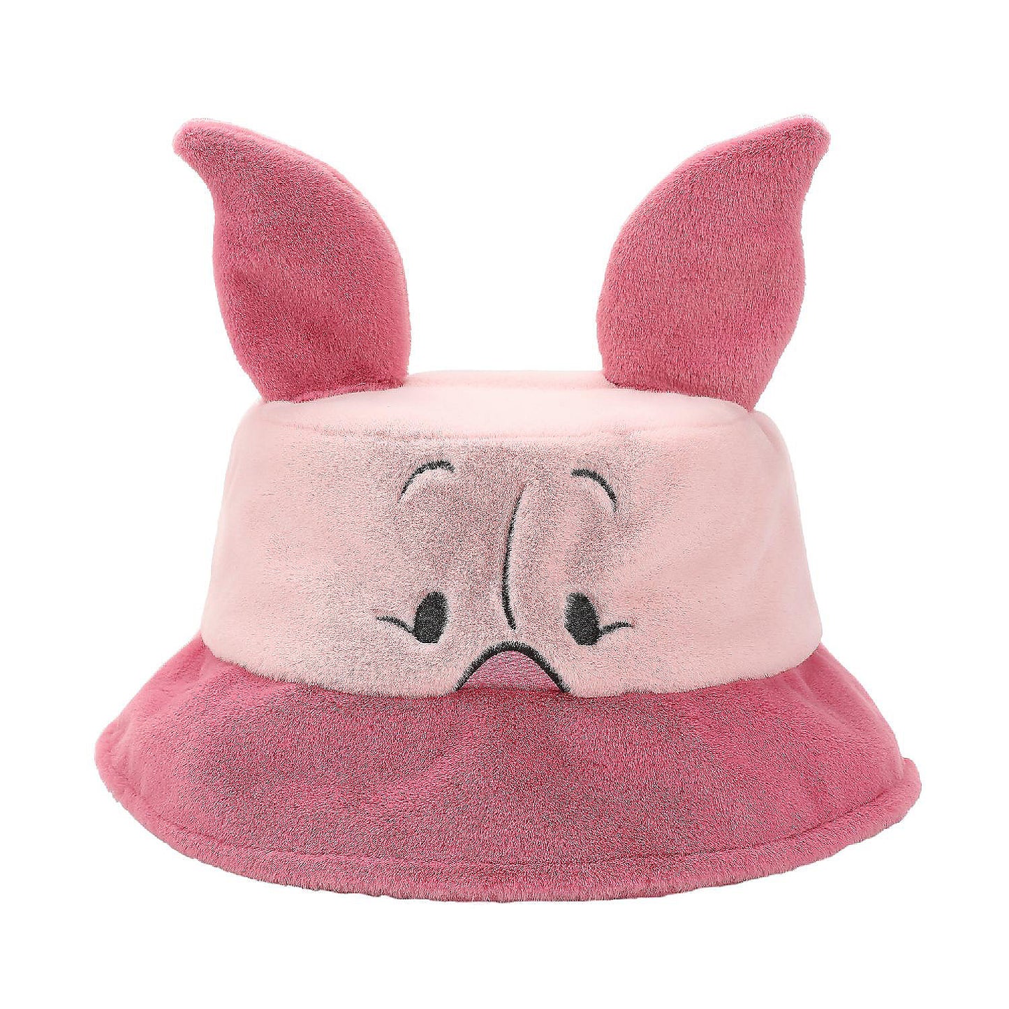 Winnie The Pooh Piglet Pink Short Faux Fur Bucket Hat