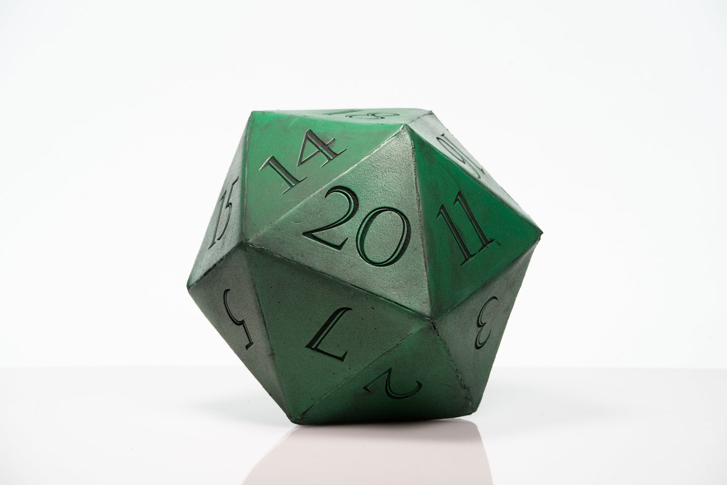 Giant D20 Die 10" Tall Display Prop