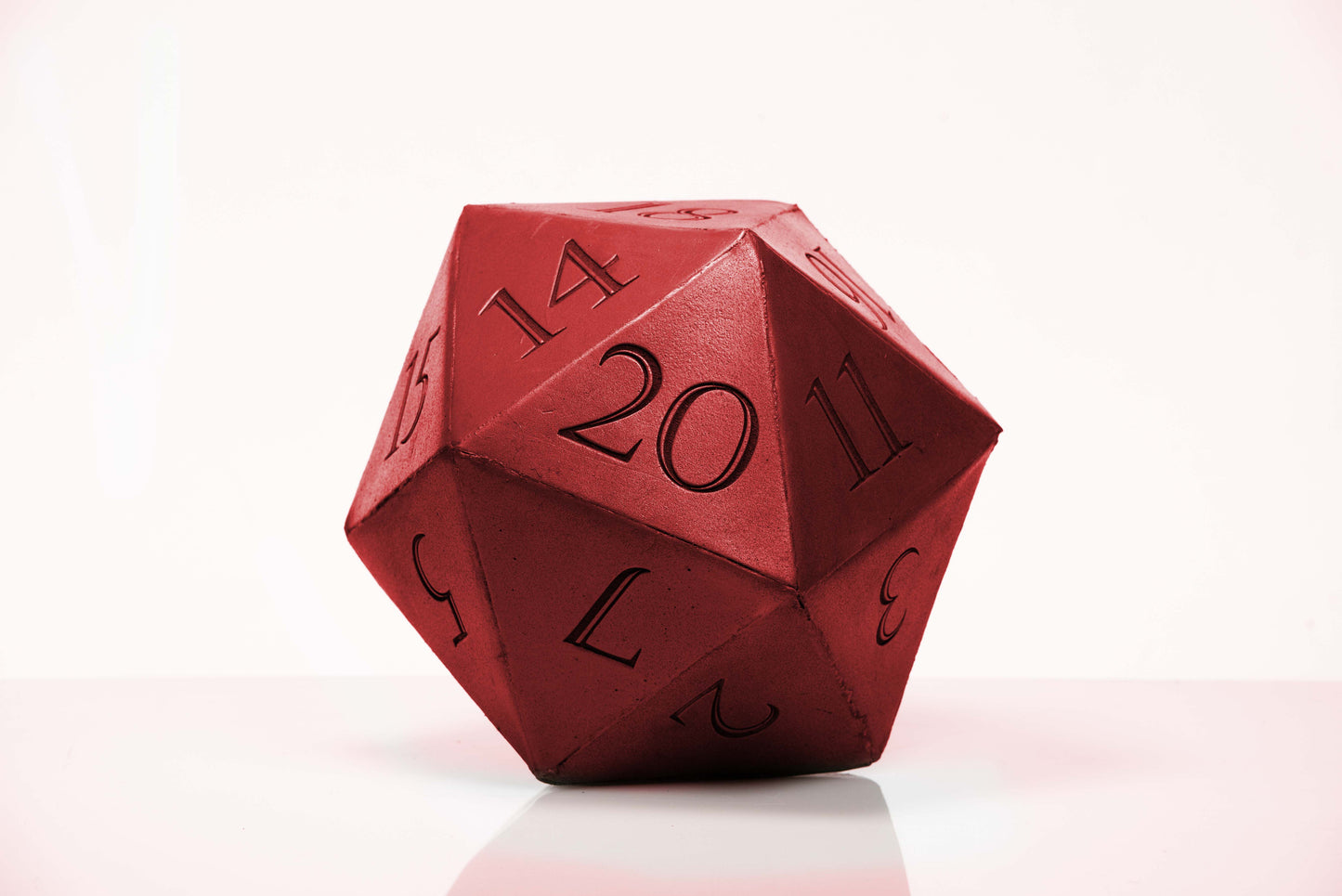 Giant D20 Die 10" Tall Display Prop