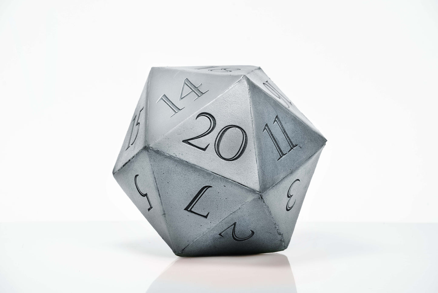 Giant D20 Die 10" Tall Display Prop