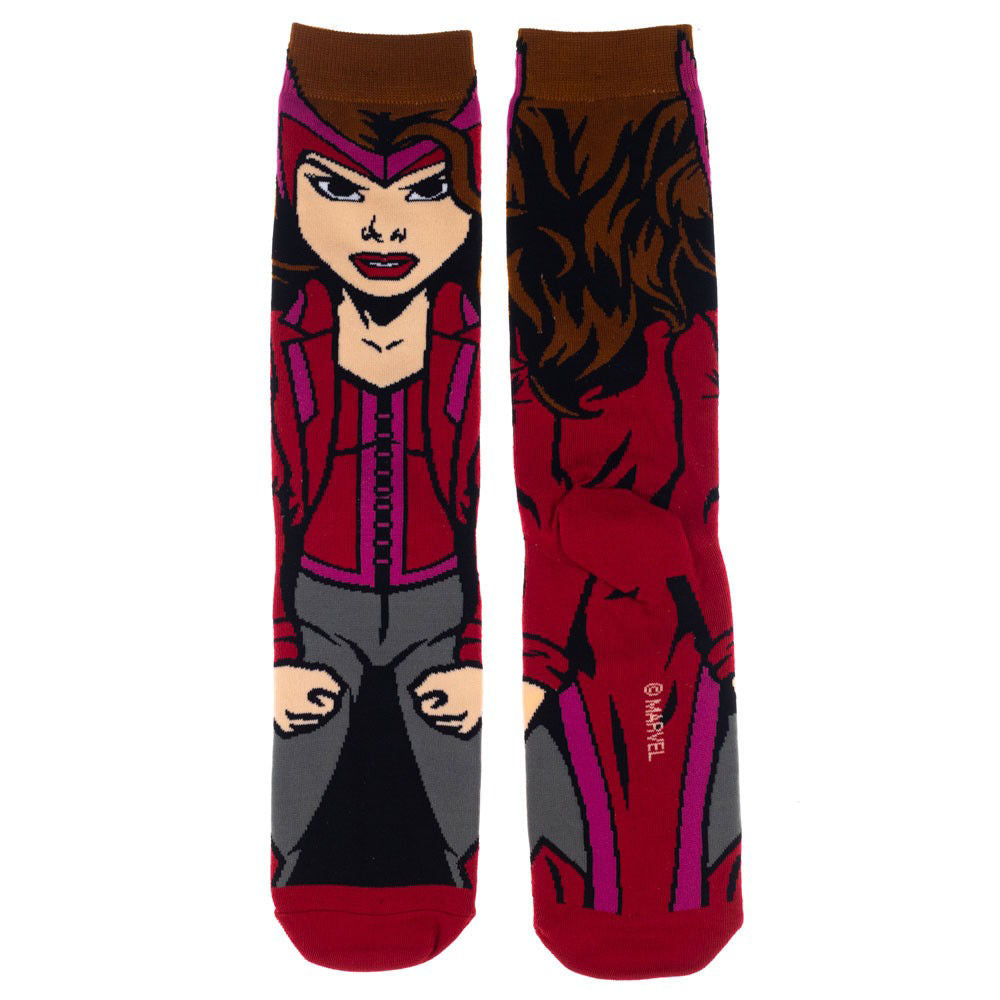 MARVEL AVENGERS SCARLET WITCH ANIMIGOS 360 CHARACTER SOCKS