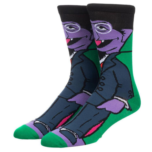 COUNT VON COUNT ANIMIGOS 360 CHARACTER SOCKS