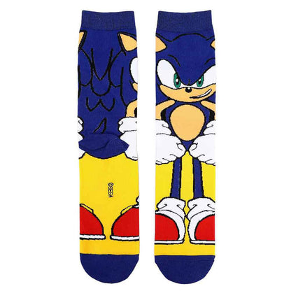 SONIC THE HEDGEHOG SONIC, TAILS, AND KNUCKLES 3 PAIR CREW SOCK