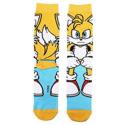 SONIC THE HEDGEHOG SONIC, TAILS, AND KNUCKLES 3 PAIR CREW SOCK