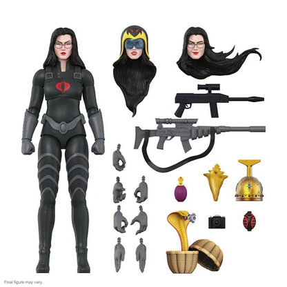 G.I. Joe Ultimates Baroness (Black Suit) 7-Inch Action Figure (ETA April/ May 2024)