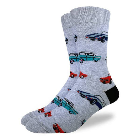 Men's Big and Tall Cars Socks