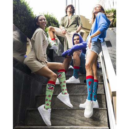 Women's Encourage'Mint' Knee High Socks