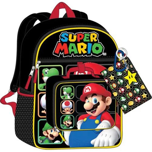 Super Mario Bros. Characters Backpack 5-Piece Set (ETA JUNE / JULY 2023)