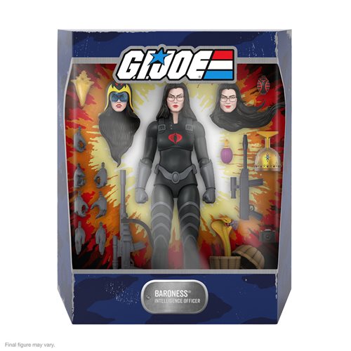 G.I. Joe Ultimates Baroness (Black Suit) 7-Inch Action Figure (ETA JANUARY / FEBRUARY 2024)