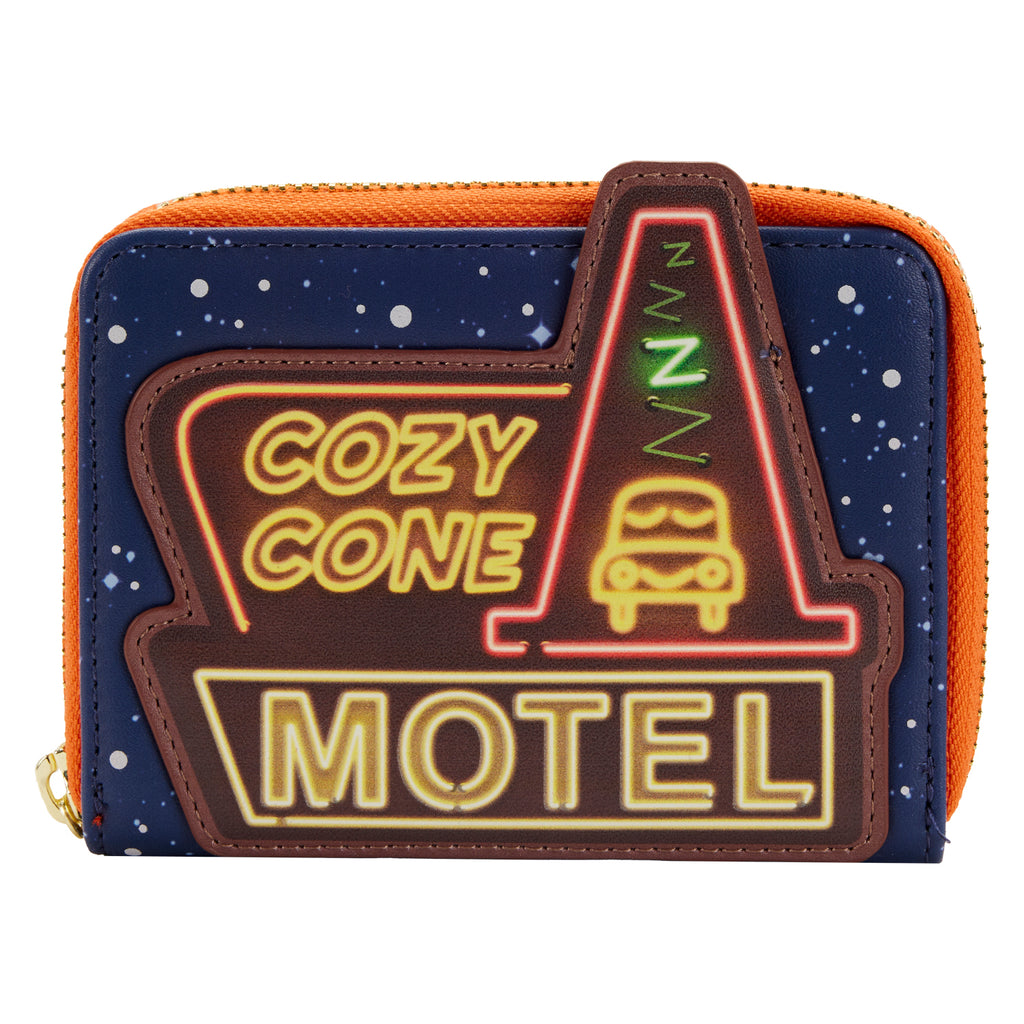 Cars Cozy Cone Motel Glow Zip Around Wallet