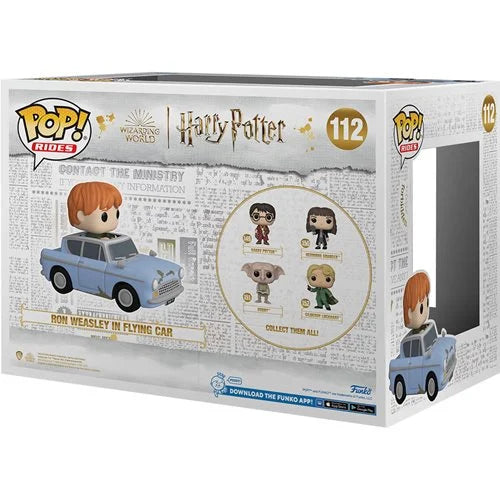 Harry Potter and the Chamber of Secrets 20th Anniversary Ron Weasley in Flying Car Pop! Vinyl Ride (ETA December)